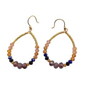 Bohemian Beauty Earrings Avon Studio 1886 Ear Wires Gold Tone